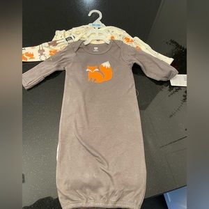 0-6 boys sleepers set of 3 never worn